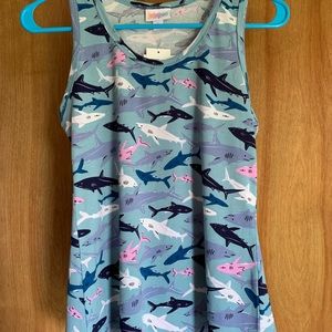 LulaRoe shark tank top NWT Small